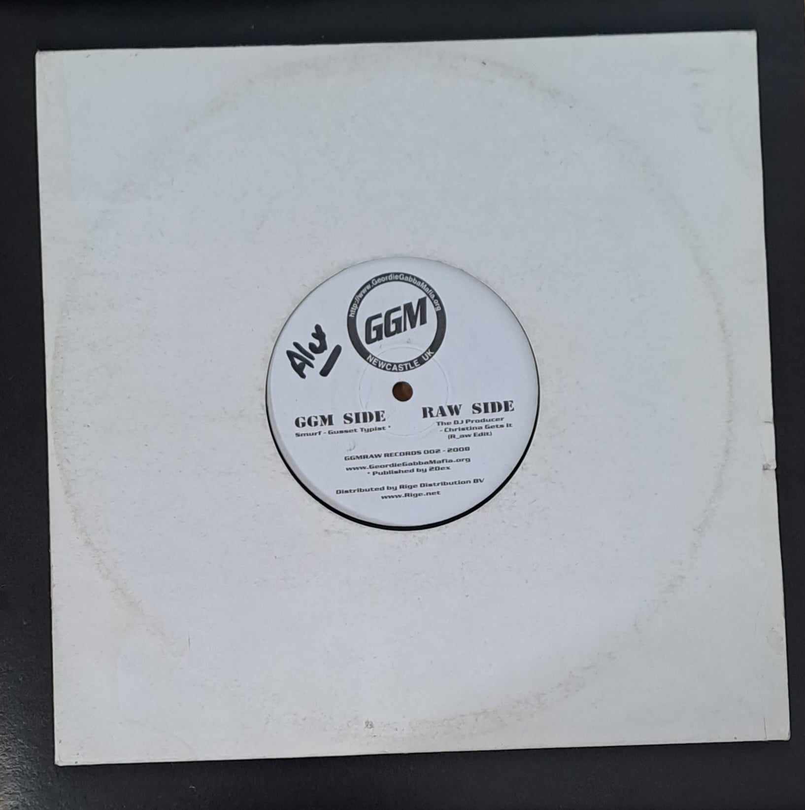 GGM RAW Records 002 - vinyle hardcore
